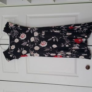 Loft XS Floral Dress